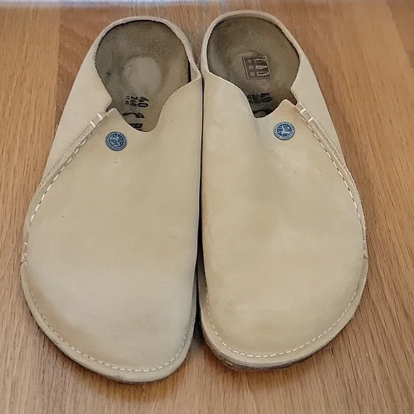 Birkenstock Zermatt Clay Leather Shoes Slip On Size 40 9.5 - Picture 2 of 7